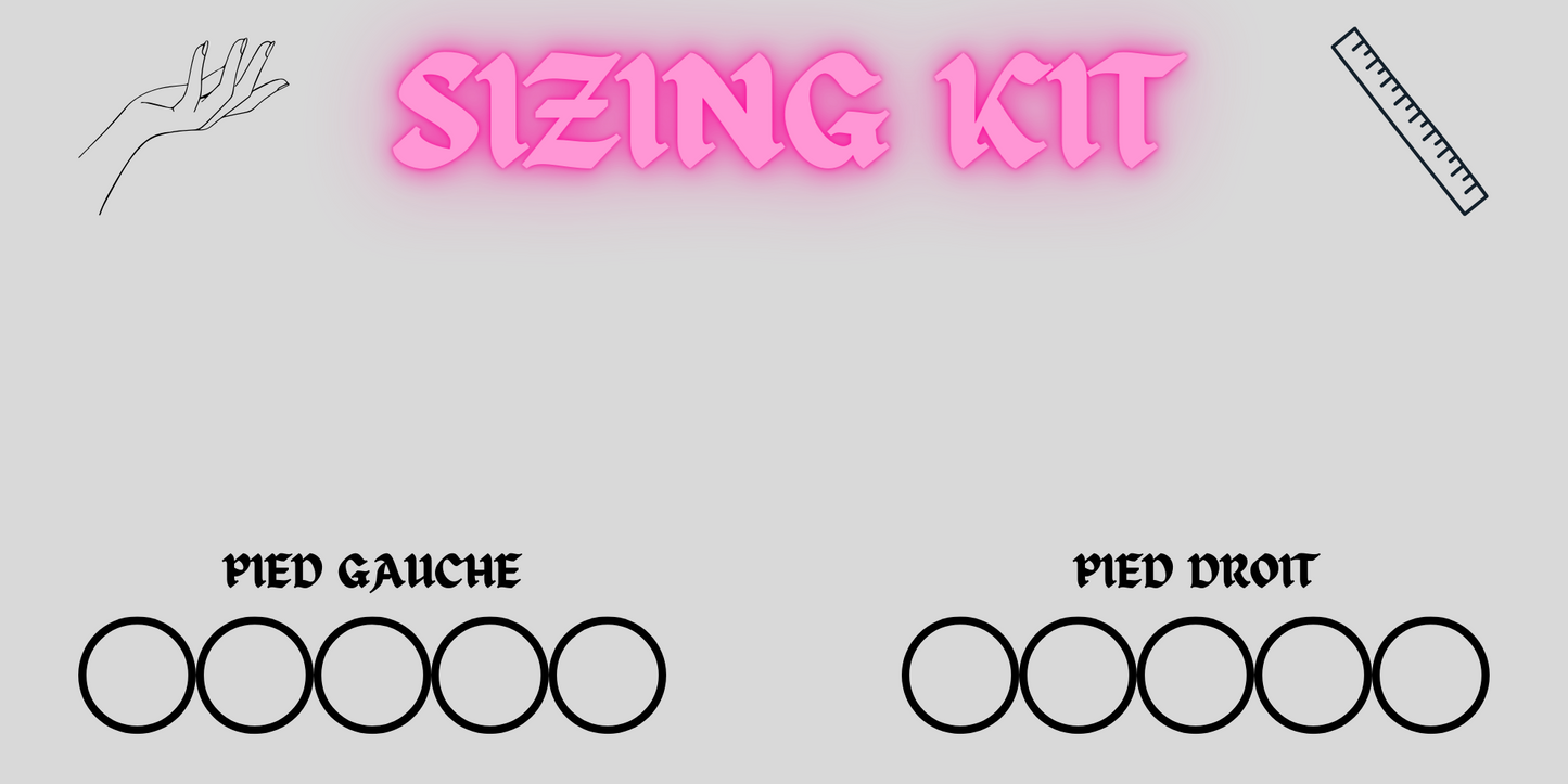 SIZING KIT PIEDS